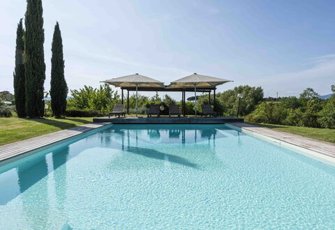Villa Dell'acquaborra: Blu, Acqua, Piscina, Shade, Mobili Da Esterno, Ricorrere, Eco Hotel, Landscaping, Riflessione, Reflecting Pool