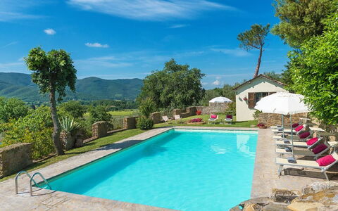 Villa Taragnano: Acqua, Nube, Pianta, Costruzione, Cielo, Proprietà, Piscina, Albero, Natura, Azzurro
