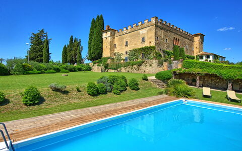 Villa Paneretta: Acqua, Pianta, Cielo, Proprietà, Costruzione, Verde, Natura, Blu, Azzurro, Piscina