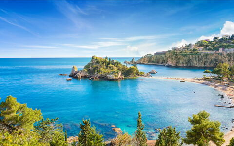 Villa Diodoro: Acqua, Nube, Cielo, Pianta, Blu, Azzurro, Paesaggio Naturale, Albero, Orizzonte, Paesaggio