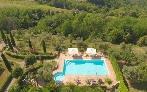 Villa i Colli: Acqua, Pianta, Albero, Paesaggio Naturale, Piscina, Vegetazione, Lotto, Paesaggio, Erba, Immobiliare