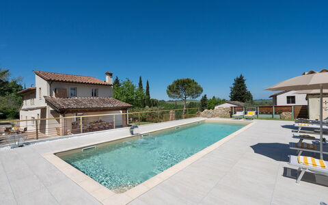 Villa Noemi: Acqua, Cielo, Proprietà, Costruzione, Piscina, Azzurro, Pianta, Finestra, Albero, Tempo Libero
