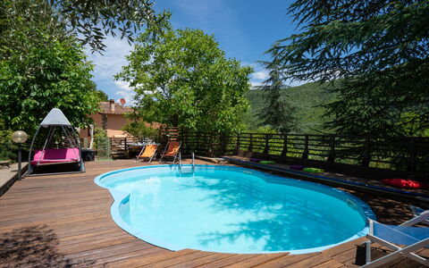 Villa La Vigna: Acqua, Proprietà, Pianta, Cielo, Piscina, Costruzione, Natura, Albero, Shade, Corpo D'Acqua