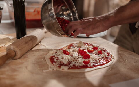 Villa Sulle Crete: Cibo, Tavola, Ingrediente, Cucina, Piatto, Piatto, Cucinando