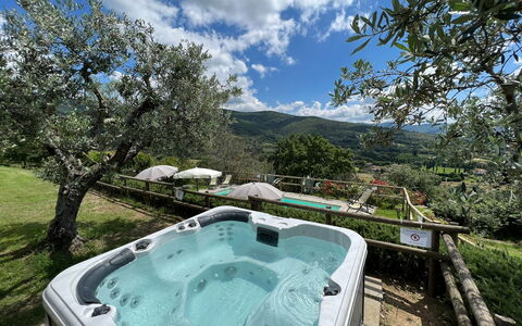 Villa Patrizia: Nube, Pianta, Acqua, Cielo, Natura, Botanica, Albero, Piscina, Paesaggio Naturale