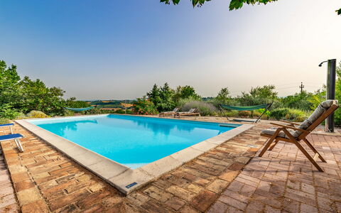 Casa Bellavista: Acqua, Cielo, Pianta, Costruzione, Proprietà, Piscina, Azzurro, Albero, Shade, Rettangolo