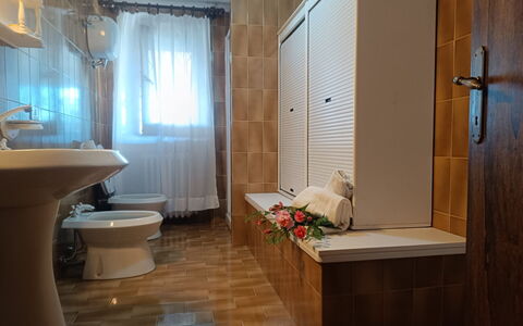 Pupa House: Proprietà, Lavello, Idraulico Fixture, Rubinetto, Legna, Interior Design, Mobiletto Del Bagno, Bagno, Finestra, Pavimentazione
