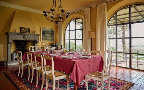 Villa Marliana: Mobilia, Interior Design, Sedia, Tavolo, Sala Da Pranzo, Cucina & Sala Da Pranzo Tavolo, Legna, Pavimentazione, Soffitto, Camera