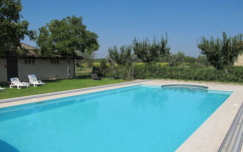 Villa Assisi: Acqua, Cielo, Proprietà, Pianta, Piscina, Azzurro, Shade, Rettangolo, Costruzione, Albero
