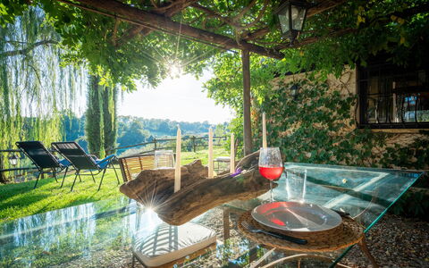 Casale Delle Papere, Pool, Romantic Holiday In Nep: Pianta, Costruzione, Finestra, Legna, Albero, Shade, Sedia, Mobili Da Esterno, Tempo Libero, Paesaggio Naturale