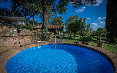 Casale Delle Papere, Pool, Romantic Holiday In Nep: Acqua, Pianta, Proprietà, Cielo, Piscina, Blu, Costruzione, Albero, Azzurro, Botanica