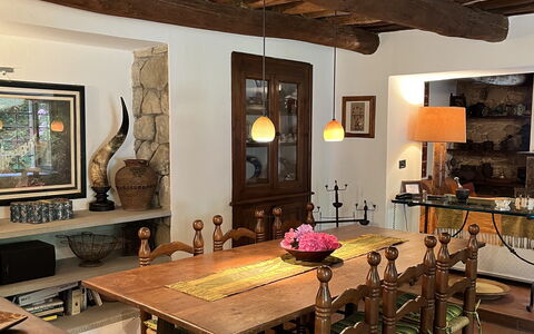 Molin Barletta, Private Pool, Nature - Marliana, T: Mobilia, Interior Design, Pavimentazione, Tavolo, Sedia, Legna, Pavimento, Cucina & Sala Da Pranzo Tavolo, Sala Da Pranzo, Soffitto