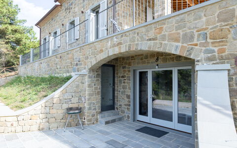 Villa Luana: Proprietà, Costruzione, Finestra, Pianta, Porta, Albero, Muratura, Brick, Facciata