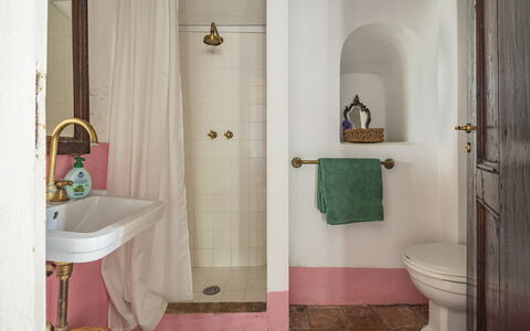 La Casa Dei Limoni, Camaiore, Pet Friendly, Wifi: Parete, Interior Design, Pavimentazione, Pavimento, Bagno, Idraulico Fixture, Rosa, Camera, Idraulico, Piastrella