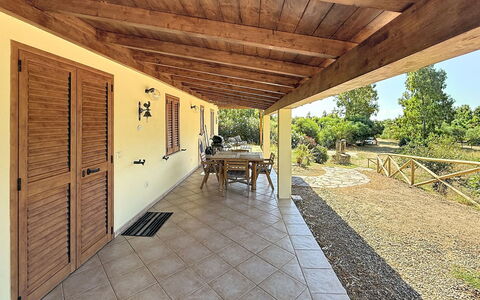 Eucalipto: Legna, Pavimentazione, Porta, Portico, Shade, Villetta, Color Legno, Estate, Latifoglie, Struttura Esterna