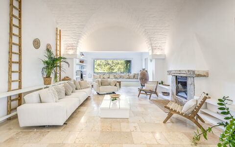 Masseriola Di Puglia: Divano, Pianta, Mobilia, Pianta Della Casa, Interior Design, Pavimento, Soggiorno, Tavolo, Cornice, Divano Letto