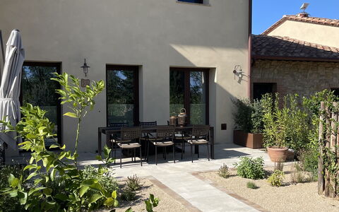 Nocellara Spereto Apartment With Pool, Montaione: Pianta, Costruzione, Proprietà, Finestra, Cielo, Casa, Lotto, Shade, Manto Stradale, Quartiere