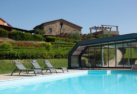 Villa Trivigno: Shade, Tenda, Piscina