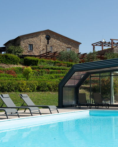 Villa Trivigno: Shade, Tenda, Piscina