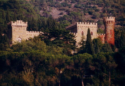 Palazzo Trasimeno: Pianta, Paesaggio Naturale, Costruzione, Albero, Vegetazione, Paesaggio, Città, Castello, Collina, Architettura Medievale