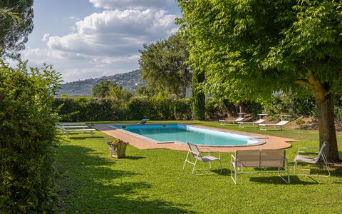 Villa Marconi: Acqua, Pianta, Nube, Cielo, Piscina, Shade, Albero, Mobili Da Esterno, Sedia, Tavolo
