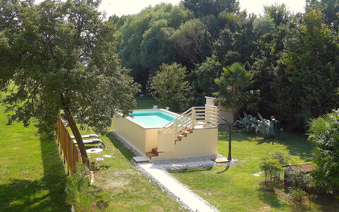 Oasi Casamaras, Brenta River, Wifi, Ac: Piscina, Giardino, Backyard, Shade, Landscaping, Cortile, Prato, Ricorrere, Design, Hacienda
