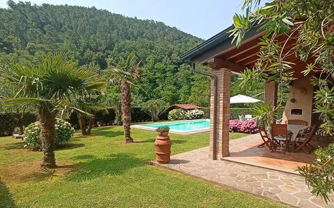 Villa Carducci: Pianta, Cielo, Montagna, Lotto, Paesaggio Naturale, Arecales, Albero, Shade, Paesaggio, Erba