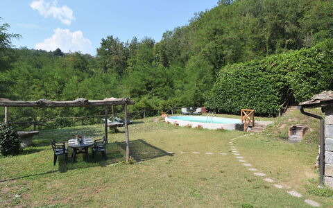 Casa Antelminelli: Pianta, Cielo, Comunita 'Impianto, Acqua, Albero, Paesaggio Naturale, Nube, Lotto, Piscina, Erba