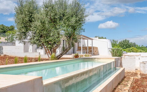 Villa La Selva: Acqua, Cielo, Nube, Pianta, Costruzione, Albero, Corpo D'Acqua, Paesaggio Naturale, Erba, Zona Residenziale