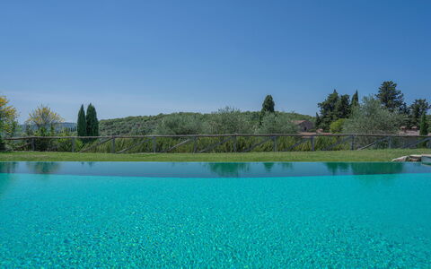 Chiara House In Galenda, Chianti, Pool And Nature: Acqua, Cielo, Risorse Idriche, Pianta, Natura, Albero, Paesaggio Naturale, Lago, Costiera E Morfologie Oceanic, Piscina
