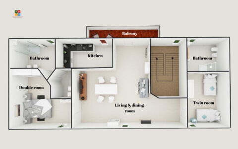 Loreto Suite Apartment: Bianca, Soggiorno