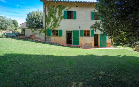 La Tesa Country House With Pool S. Gimignano: Verde, Area Rurale, Villetta, Prato, Giardino, Agriturismo, Backyard, Villaggio, Cortile, Landscaping