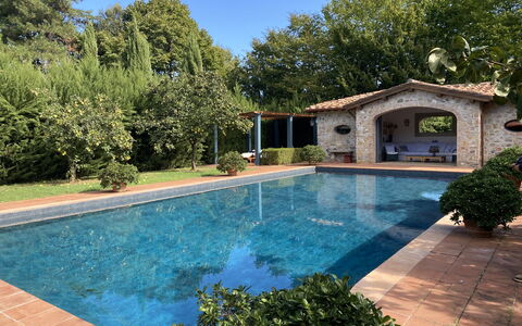 Villa Bongi: Acqua, Piscina, Materiale Composito, Giochi D'Acqua, Shade, Estate, Ricorrere, Hacienda, Giardino, Eco Hotel