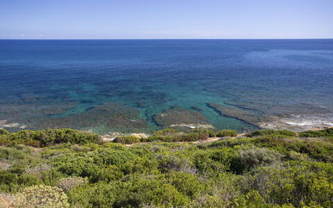 Bilocale Apartments Seaside: Blu, Acqua, Corpo D'Acqua, Orizzonte, Vegetazione, Mare, Costa, Costiera E Morfologie Oceanic, Estate, Ecoregione