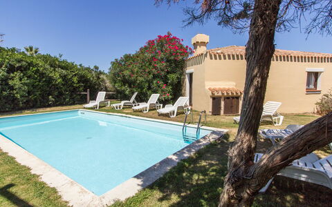Villetta Mare Blu With Pool, Country Village, Stin: Piscina, Ricorrere, Estate, Hacienda, Mobili Da Esterno, Eco Hotel, Agriturismo, Shade, Villa, Lettino