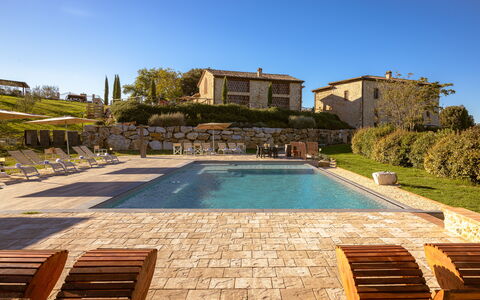 La Capanna, Borgo Campassini, Monteriggioni: Casa, Piscina, Estate, Agriturismo, Villa, Mobili Da Esterno, Ricorrere, Villetta, Giardino, Landscaping