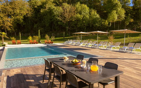 Il Borgo, Borgo Campassini, Monteriggioni: Piscina, Mobili Da Esterno, Mobilia, Ricorrere, Sedia, Tavolo, Eco Hotel, Tavolo Esterno, Giardino, Shade