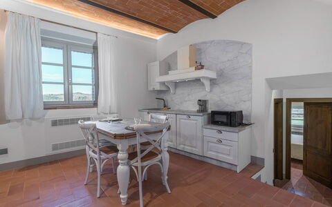 Il Borgo, Borgo Campassini, Monteriggioni: Interior Design, Pavimentazione, Mobilia, Soffitto, Pavimento, Casa, Illuminazione, Camera, Controsoffitto, Cucina
