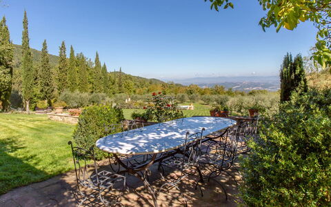 Villa la Felce: Vegetazione, Paesaggio Naturale, Paesaggio, Arbusto, Collina, Highland, Comunita 'Impianto, Lotto, Hill Station, Groundcover