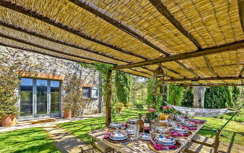 Villa Aiola: Ricorrere, Shade, Eco Hotel, Giardino, Backyard, Landscaping, Sedia, Materiali Naturali, Cortile, Agriturismo
