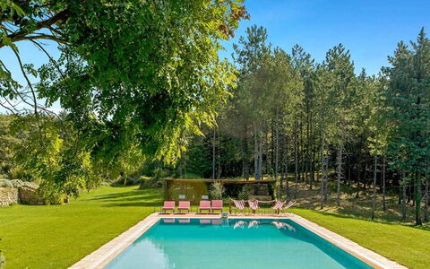 Villa Aiola: Piscina, Giardino, Shade, Prato, Ricorrere, Landscaping, Eco Hotel, Backyard, Cortile, Parco