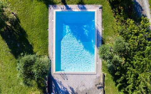 Podere Torre: Blu, Piscina, Materiale Composito, Tempo Libero, Ricorrere, Backyard, Terme, Eco Hotel, Giochi D'Acqua