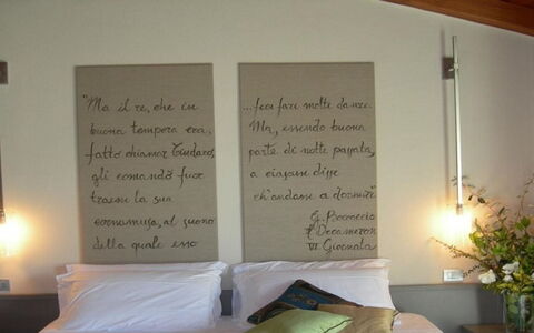 Villa la Tabaccaia: Mobilia, Parete, Interior Design, Camera Da Letto, Legna, Letto, Tessile, Pavimento, Biancheria, Bedding