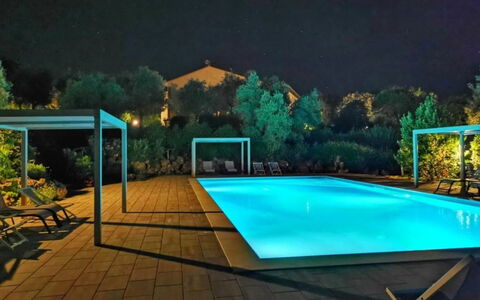 Podere della Madonna Villa: Piscina, Blu, Ricorrere, Materiale Composito, Eco Hotel, Mobili Da Esterno, Shade, Tempo Libero, Terme, Paesaggio Di Illuminazione