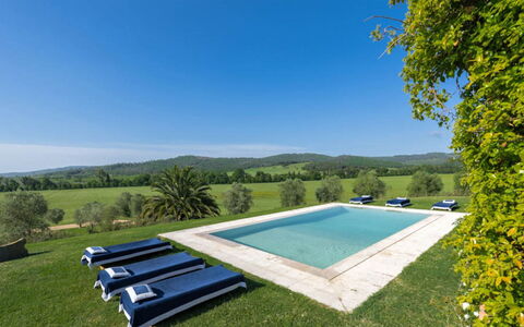 Villa Moscato: Blu, Piscina, Landscaping, Estate, Giardino, Prato, Mobili Da Esterno, Hacienda, Villa, Cumulo