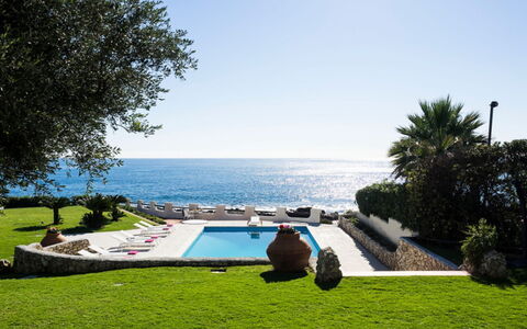 Villa Luna Blu: Blu, Mare, Piscina, Tempo Libero, Costa, Oceano, Vacanza, Ricorrere, Mobili Da Esterno, Tropici