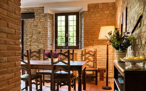 Cascina Arcangelo: Mobilia, Interior Design, Parete, Pavimentazione, Tavolo, Sedia, Legna, Cucina & Sala Da Pranzo Tavolo, Sala Da Pranzo, Soffitto