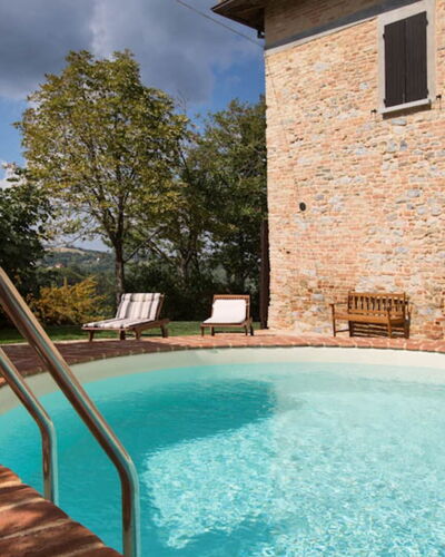 Cascina Arcangelo: Architettura, Materiale Composito, Piscina, Estate, Agriturismo, Mobili Da Esterno, Villa, Backyard
