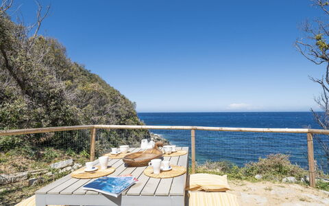Villa Marciana: Blu, Orizzonte, Costiera E Morfologie Oceanic, Mare, Costa, Oceano, Luce Del Sole, Riva, Corrimano, Tropici
