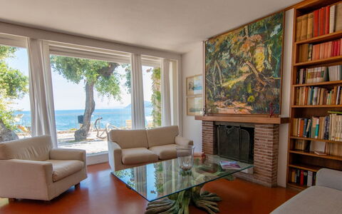 Terrazza Dell'Elba: Mobilia, Legna, Interior Design, Pavimento, Camera, Mare, Soggiorno, Divano, Sedia